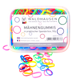 Mähnengummis in Spenderbox, extra breit, multicolor